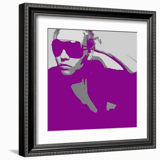 Niki In Glasses-NaxArt-Framed Art Print