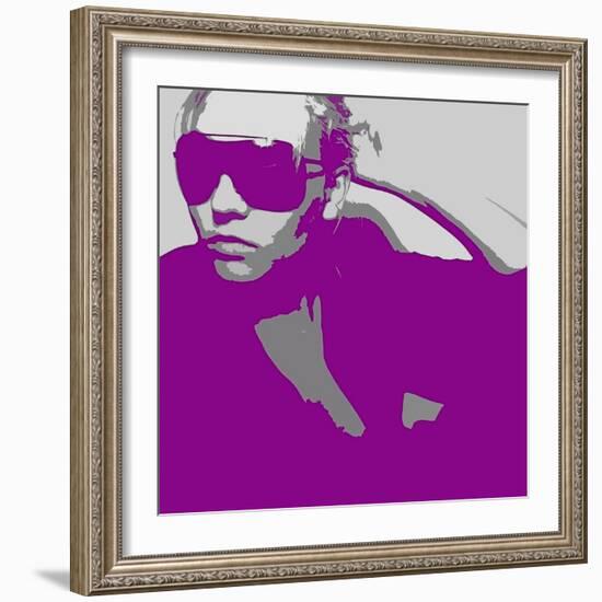 Niki In Glasses-NaxArt-Framed Art Print