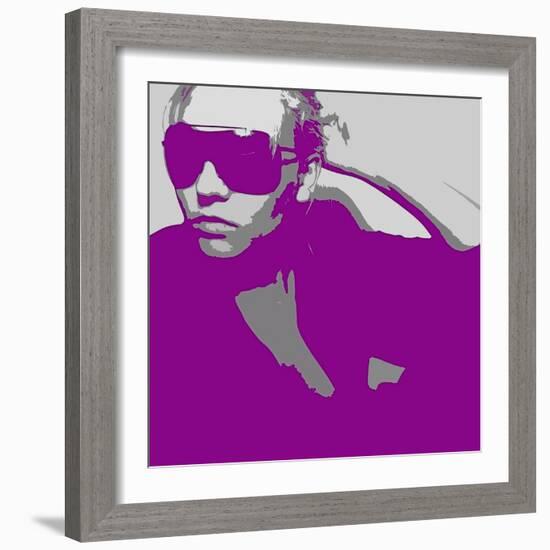 Niki In Glasses-NaxArt-Framed Art Print