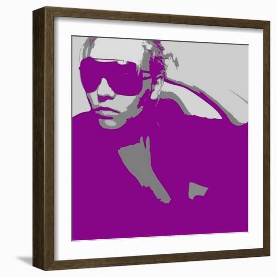 Niki In Glasses-NaxArt-Framed Art Print