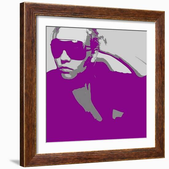 Niki In Glasses-NaxArt-Framed Art Print