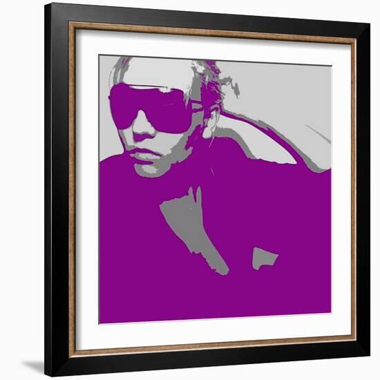 Niki In Glasses-NaxArt-Framed Art Print