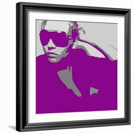 Niki In Glasses-NaxArt-Framed Art Print