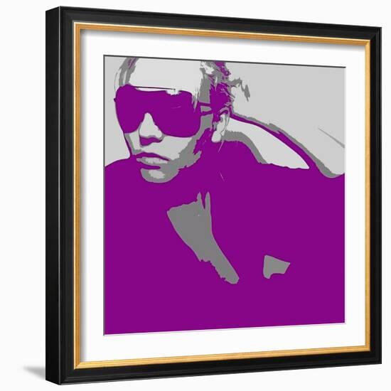 Niki In Glasses-NaxArt-Framed Art Print