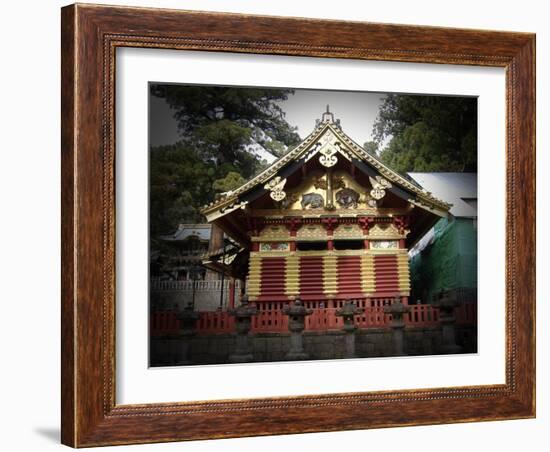 Nikko Architecture With Gold Roof-NaxArt-Framed Art Print