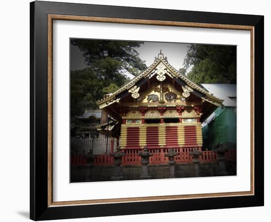 Nikko Architecture With Gold Roof-NaxArt-Framed Art Print