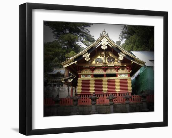 Nikko Architecture With Gold Roof-NaxArt-Framed Art Print