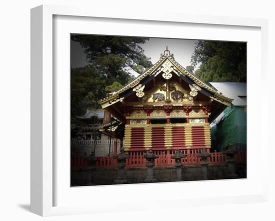 Nikko Architecture With Gold Roof-NaxArt-Framed Art Print