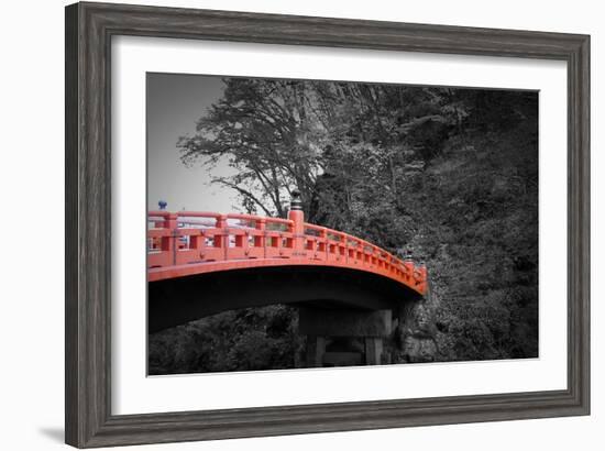 Nikko Red Bridge-NaxArt-Framed Art Print