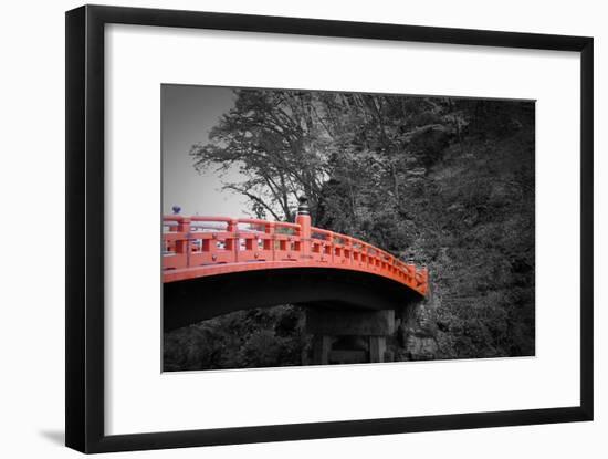 Nikko Red Bridge-NaxArt-Framed Art Print