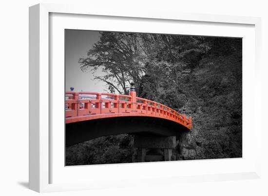 Nikko Red Bridge-NaxArt-Framed Art Print