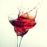 Splashing Margarita Cocktail-nikkytok-Framed Photographic Print