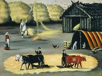 Farmer with Bull, 1916-Niko Pirosmani-Giclee Print