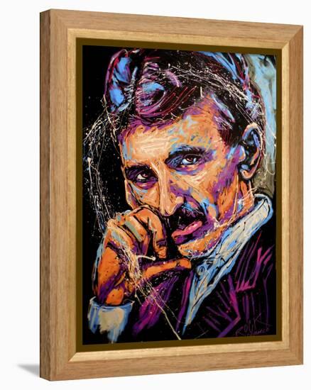 Nikola Tesla 003-Rock Demarco-Framed Premier Image Canvas