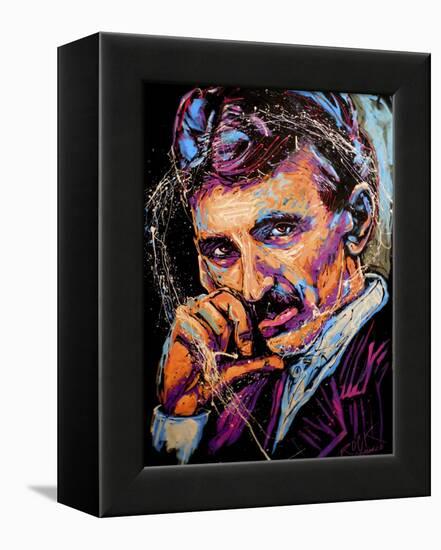 Nikola Tesla 003-Rock Demarco-Framed Premier Image Canvas