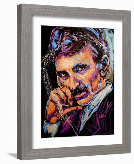 Nikola Tesla 003-Rock Demarco-Framed Giclee Print