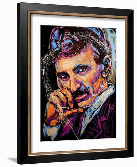 Nikola Tesla 003-Rock Demarco-Framed Giclee Print