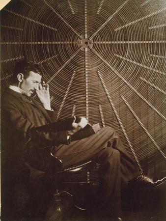 Nikola Tesla (1856-1943)' Photographic Print | Art.com