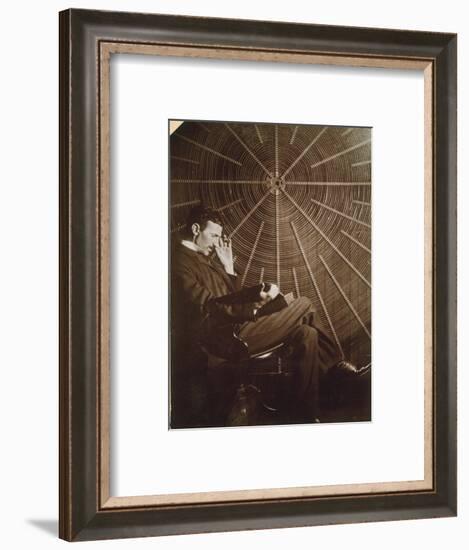 Nikola Tesla (1856-1943)-null-Framed Photographic Print