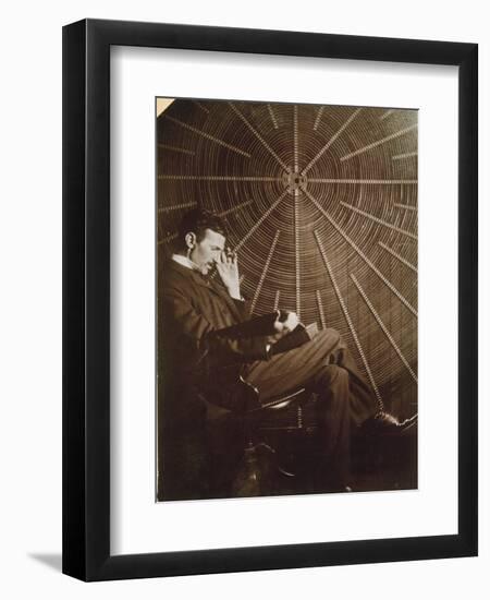 Nikola Tesla (1856-1943)-null-Framed Photographic Print