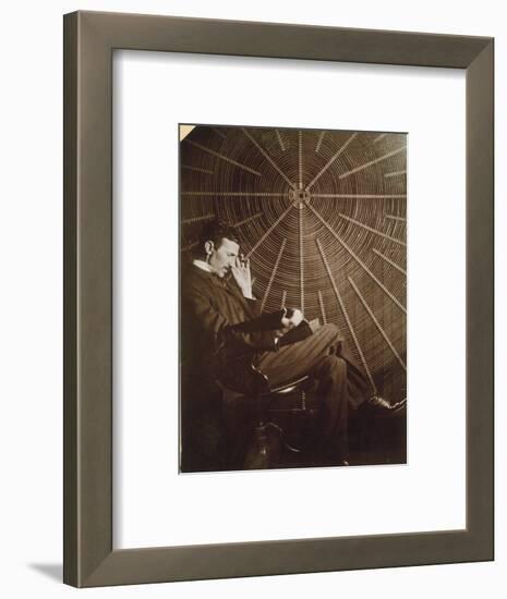 Nikola Tesla (1856-1943)-null-Framed Photographic Print