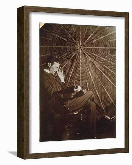 Nikola Tesla (1856-1943)-null-Framed Photographic Print