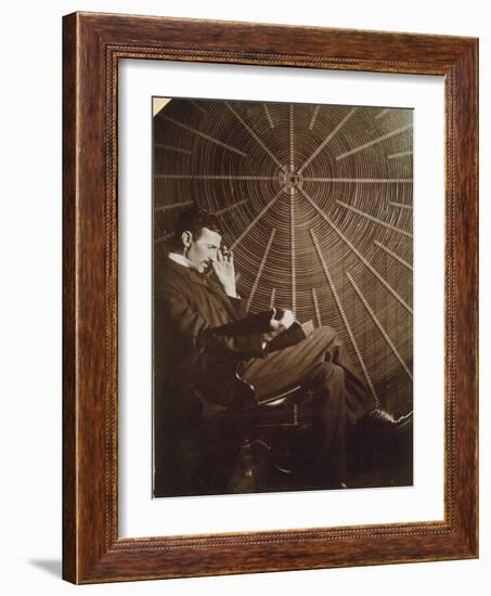 Nikola Tesla (1856-1943)-null-Framed Photographic Print