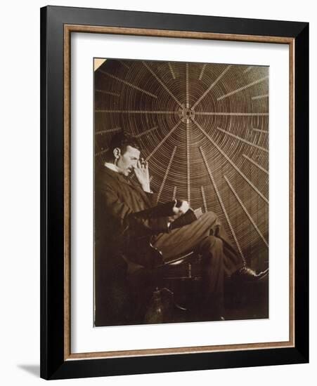 Nikola Tesla (1856-1943)-null-Framed Photographic Print