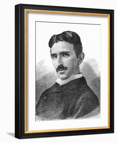 Nikola Tesla, Serb-US Physicist-Science Photo Library-Framed Photographic Print