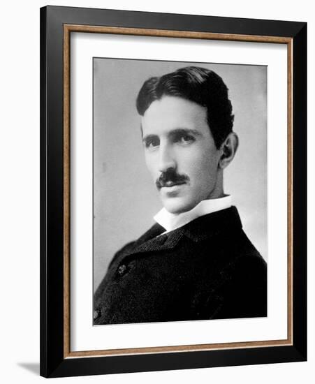 Nikola Tesla, Serbian-American Inventor-Science Source-Framed Giclee Print