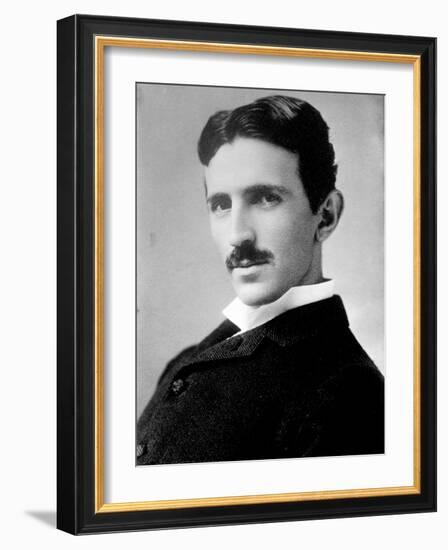 Nikola Tesla, Serbian-American Inventor-Science Source-Framed Giclee Print