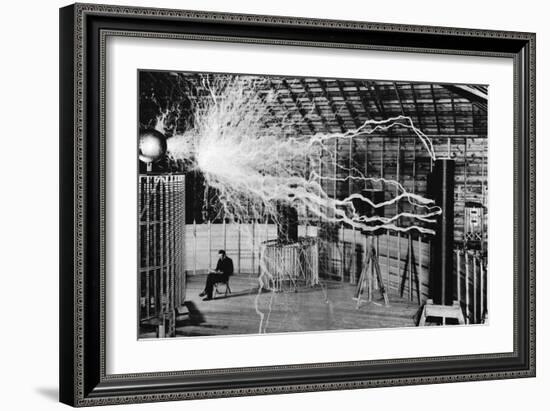 Nikola Tesla, Serbian-American Inventor-Science Source-Framed Giclee Print