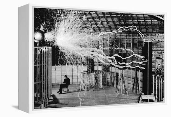 Nikola Tesla, Serbian-American Inventor-Science Source-Framed Premier Image Canvas