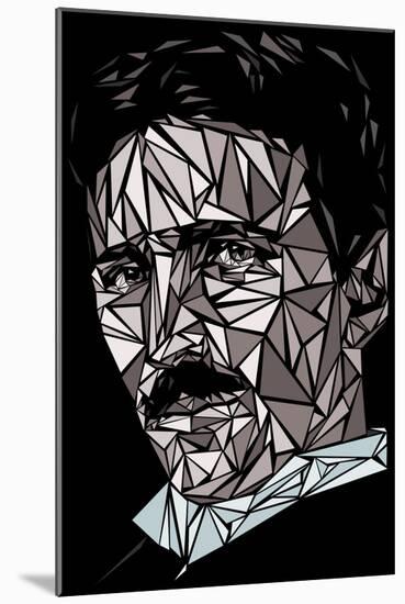 Nikola Tesla-Cristian Mielu-Mounted Art Print