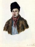 Portrait of Decembrist Vasily Davydov (1793-185), 1839-Nikolai Alexandrovich Bestuzhev-Giclee Print