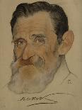 Portrait of the Painter Ilya Ostroukhov (1858-192), 1923-Nikolai Andreevich Andreev-Framed Giclee Print