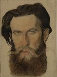 Portrait of the Painter Ilya Ostroukhov (1858-192), 1923-Nikolai Andreevich Andreev-Framed Premier Image Canvas