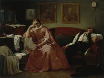 Mercury Lulling Argus to Sleep, 1864-Nikolai Andreyevich Koshelev-Framed Premier Image Canvas