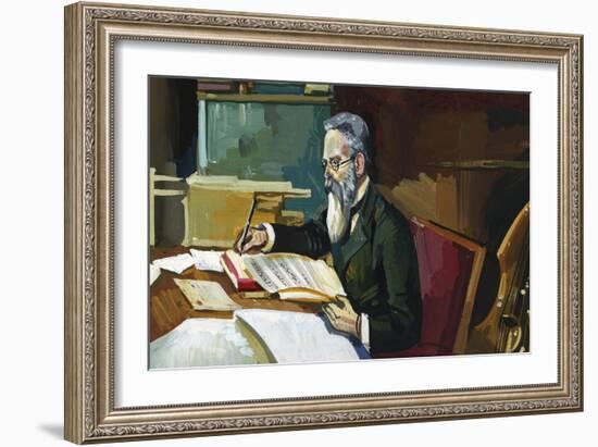 Nikolai Andreyevich Rimsky-Korsakov (Tikhvin, 1844 - Lubensk, 1908), Russian Composer-null-Framed Giclee Print