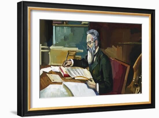 Nikolai Andreyevich Rimsky-Korsakov (Tikhvin, 1844 - Lubensk, 1908), Russian Composer-null-Framed Giclee Print