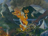 The Midsummer Fire by Astrup-Nikolai Astrup-Framed Giclee Print