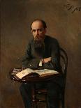 Portrait of the Painter Yefim Yefimovich Volkov (1844-192), 1885-Nikolai Dmitrievich Kuznetsov-Framed Giclee Print