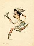 Ballet Dancer and Choreograf Michel Fokine (From: Russian Ballet in Caricature), 1902-1905-Nikolai Gustavovich Legat-Giclee Print