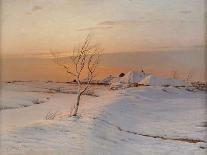 Winter Evening, 1895-Nikolai Nikanorovich Dubovskoy-Framed Giclee Print