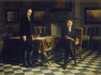 Peter I. Verhoert Den Zarewitsch Alexei Petrowitsch in Peterhof, 1871-Nikolai Nikolajevitch Gay-Giclee Print