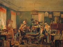 The Card Players, 1850s-Nikolai Petrowitsch Petrow-Giclee Print