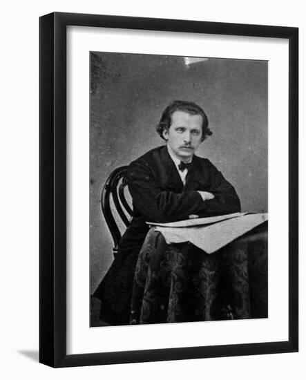 Nikolai Rubinstein, Russian Pianist and Composer, C1880-C1881-null-Framed Giclee Print