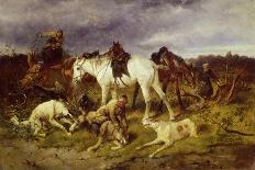 On the Hunting, 1870S-Nikolai Yegorovich Sverchkov-Giclee Print