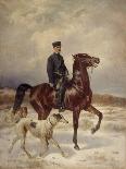 Portrait of the Emperor Alexander III in the Uniform of the Hussar Regiment of the Leib Guard, 1881-Nikolai Yegorovich Sverchkov-Giclee Print