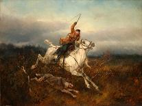 Returning from a Bear Hunt, 1881-Nikolai Yegorovich Sverchkov-Framed Giclee Print